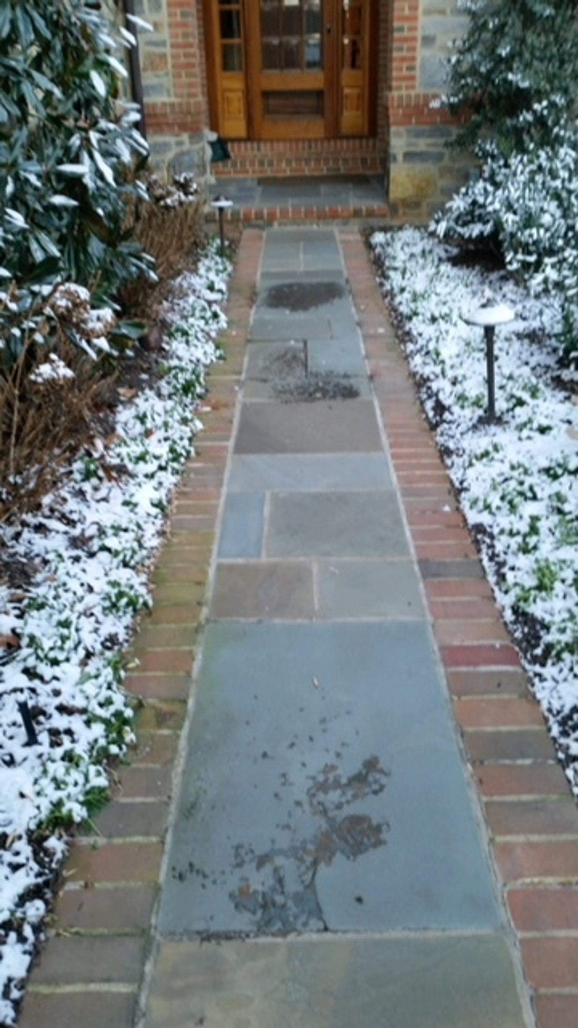 Paver Snow Melt Path
