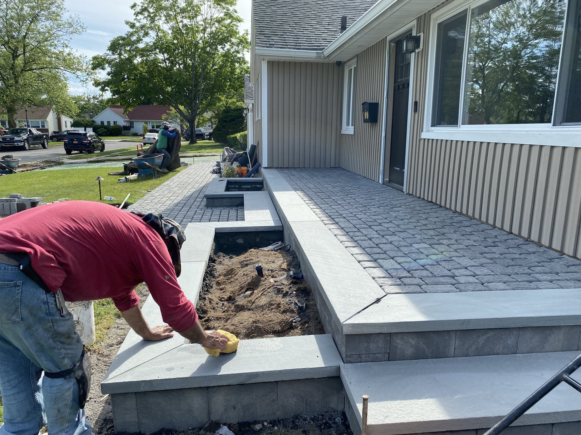 Paver walkway and porch EAST MEADOW, NY