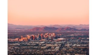 Phoenix Skyline-Aerial View