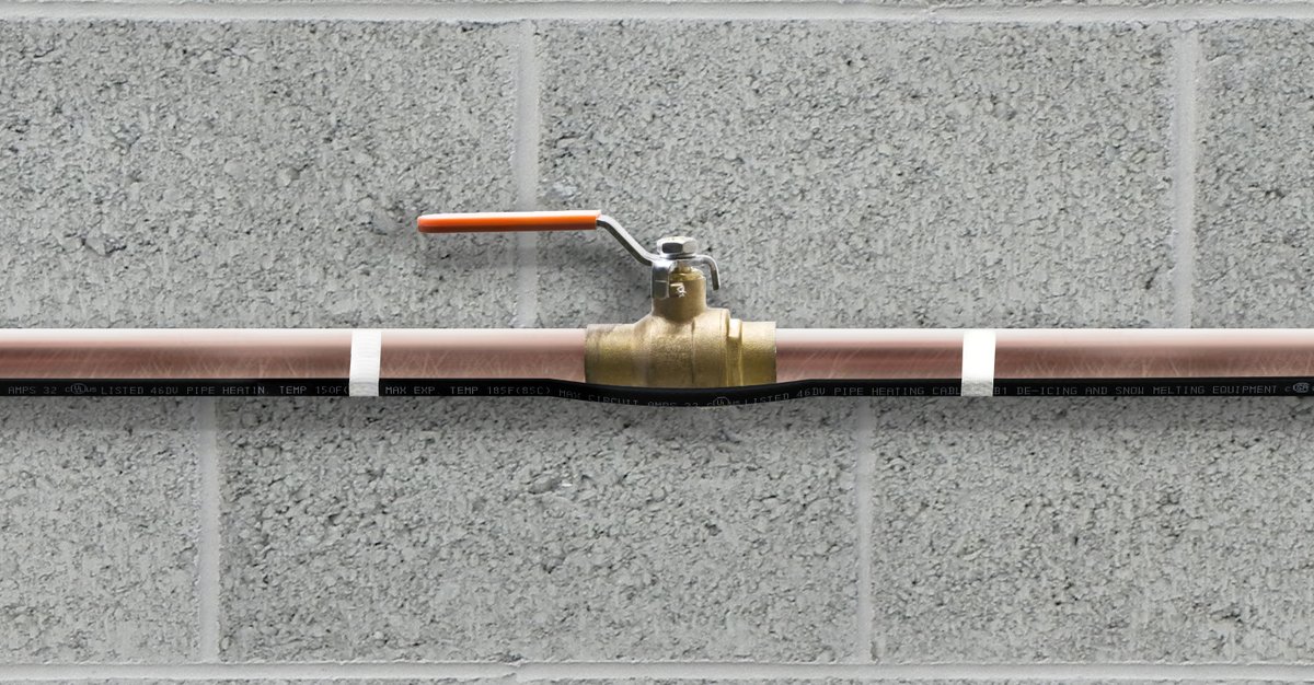 Pipe Trace Constant Wattage Installation
