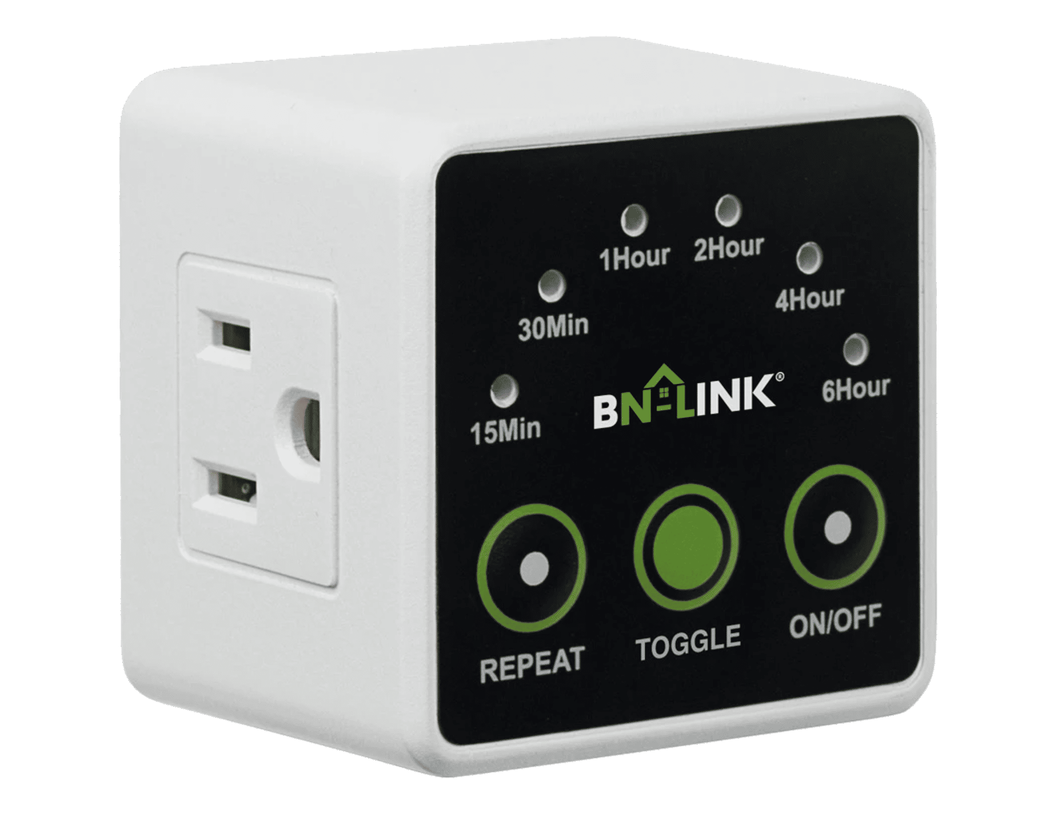 Plug-in 6-setting timer Plug-in 6-Setting Countdown Timer with Repeat Function