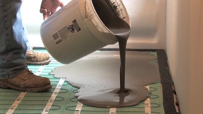 Luxury Warmth for a Master Bathroom in Gilberts, IL