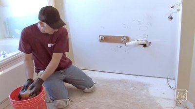 Preparing Subfloor for Uncoupling Membrane