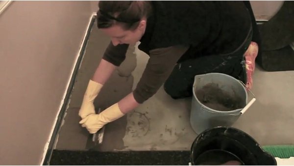 PrettyHandyGirl.com Installs CeraZorb® Synthetic Cork Underlayment