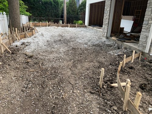 Smartinstall in Elmhurst illinois for heated driveway and walkway with snow melt system and geogrid (36)
