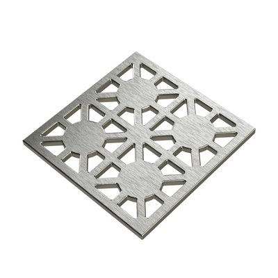 Pro GEN II Grate Cover, Designer Series Asterix Pattern, Polished Stainless Steel 