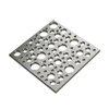 Pro GEN II Grate Cover, Designer Series Bubbles Pattern, Brushed Stainless Steel