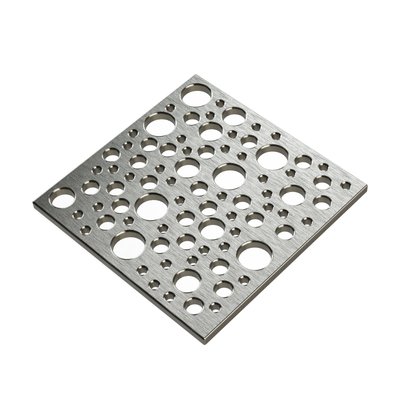 Pro GEN II Grate Cover, Designer Series Bubbles Pattern, Polished Stainless Steel