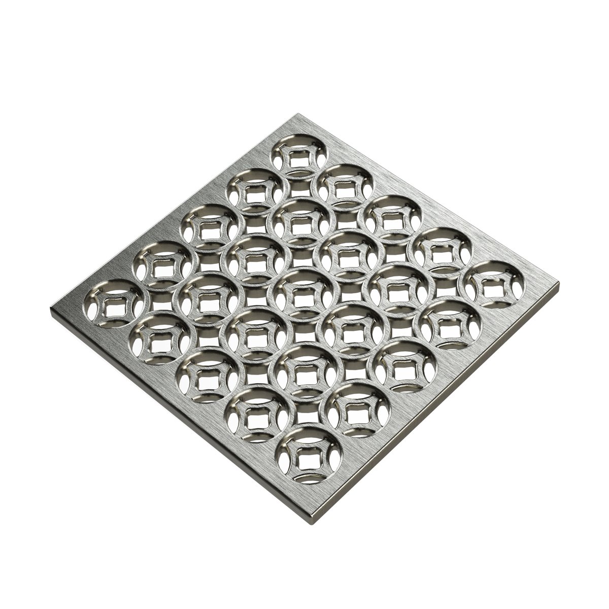 Pro GEN II Grate Cover, Designer Series Lattice Pattern, Brushed Stainless Steel