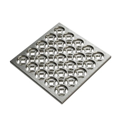 Pro GEN II Grate Cover, Designer Series Lattice Pattern, Polished Stainless Steel