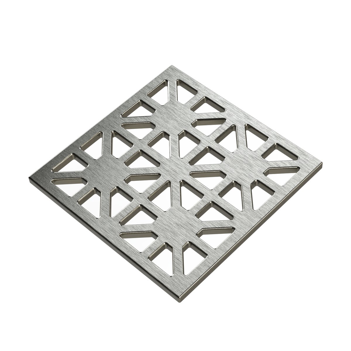 Pro GEN II Grate Cover, Designer Series Obelix Pattern, Brushed Stainless Steel