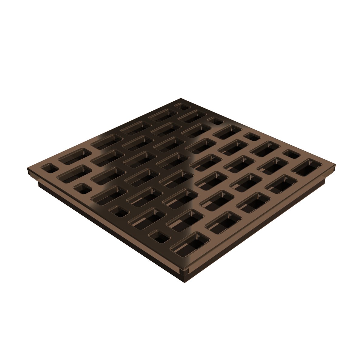 Pro GEN II Grate Cover, Pro Series Brick Pattern, Copper Finish