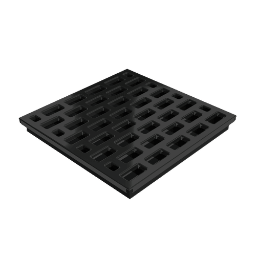 Pro GEN II Grate Cover, Pro Series Brick Pattern, Matte Black Finish