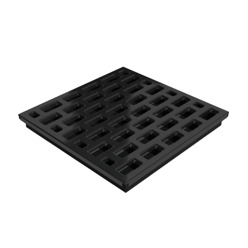 Pro GEN II Grate Cover, Pro Series Brick Pattern, Matte Black Finish