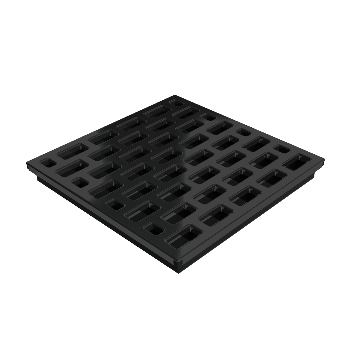 Pro GEN II Grate Cover, Pro Series Brick Pattern, Matte Black Finish