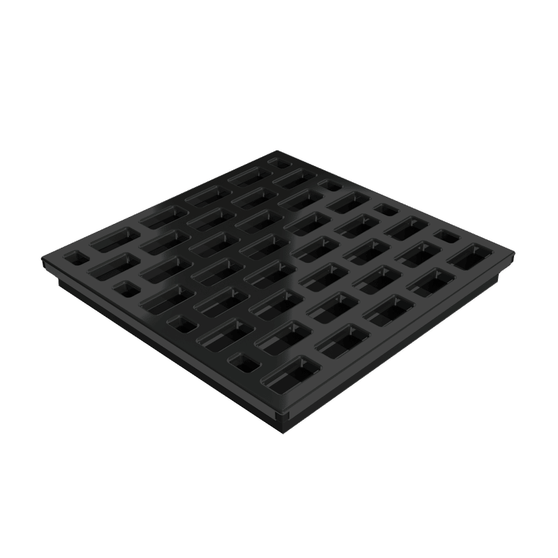 Pro GEN II Grate Cover, Pro Series Brick Pattern, Matte Black Finish