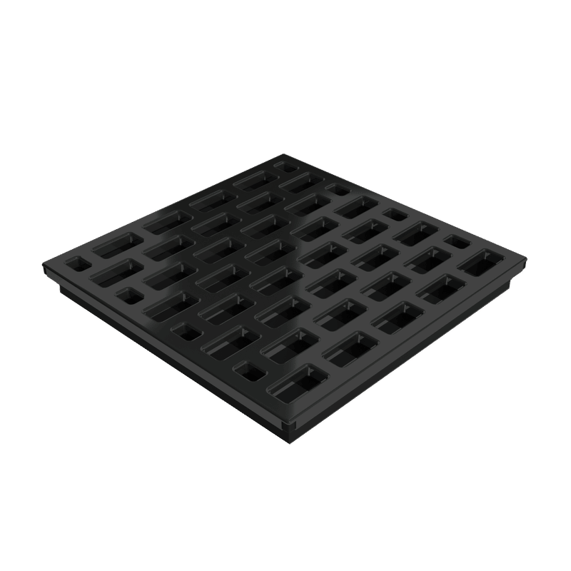 Pro GEN II Grate Cover, Pro Series Brick Pattern, Matte Black Finish Pro GEN II Grate Cover, Pro Series Brick Pattern, Matte Black Finish