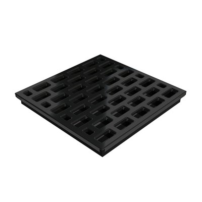 Pro GEN II Grate Cover, Pro Series Brick Pattern, Polished Black Finish