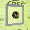 Pro WP Waterproofing Mixing Valve Seal Install Shot