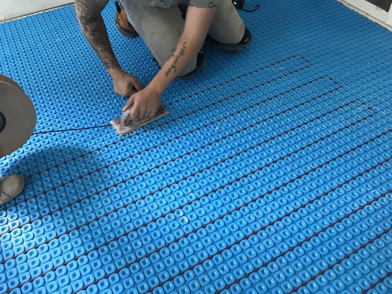 TempZone Cable installed in Prodeso membrane