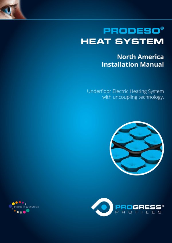 Cover for Prodeso Membrane Installation Manual (English)
