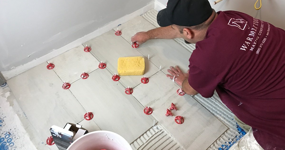 What is the proper way to fill square hole in concrete slab for a