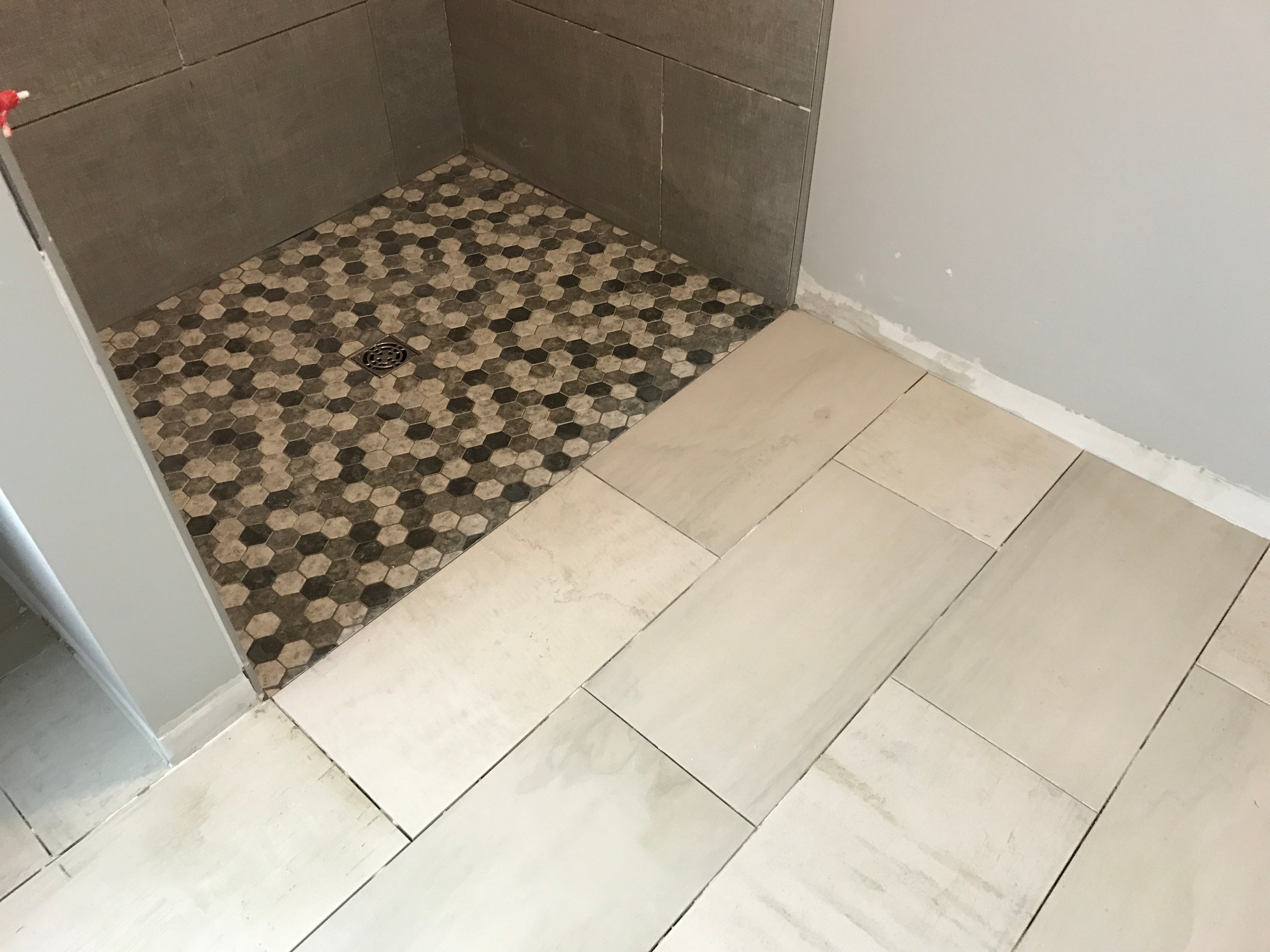 Installing Floor Heating in a Curbless Shower WarmlyYours
