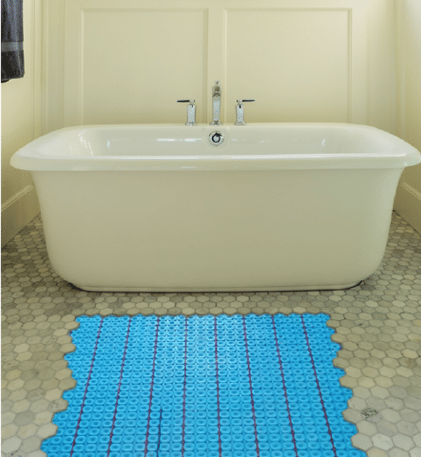 Prodeso under bathroom tile floor.