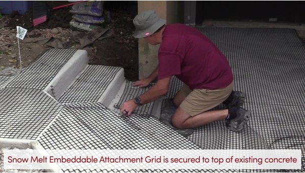 Project Showcase Snow Melt SmartInstall for Heated Walkway & Stairs at Barn Nursery in Cary, Illinois