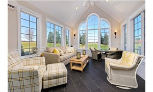 Radiant floor heating in sunroom CRYSTAL LAKE, IL