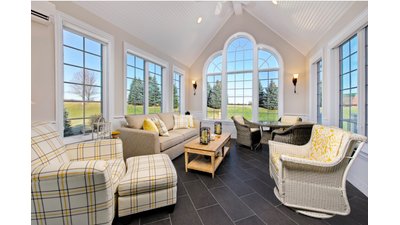 Radiant floor heating in sunroom CRYSTAL LAKE, IL