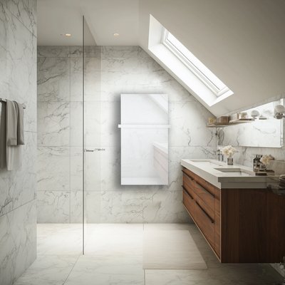 Infrared Heating Panel with Towel Holder Bar_2