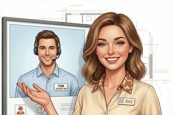 Rae Radiant introduces the account manager - alternate