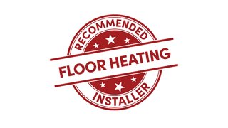 Recommended Floor Heating Installer Badge