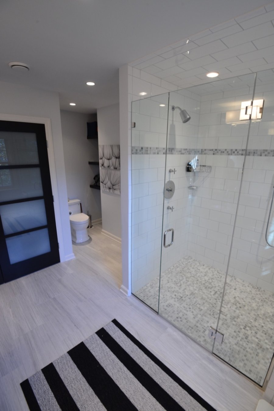 Remodeled Luxury Bathroom with Floor Heating Cable