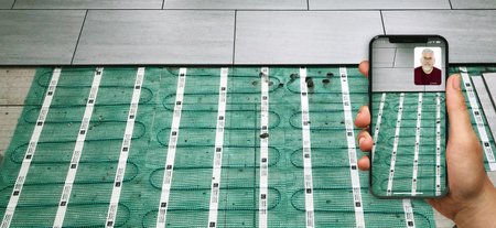 Remote Project Support for Heated Bathroom Install Banner