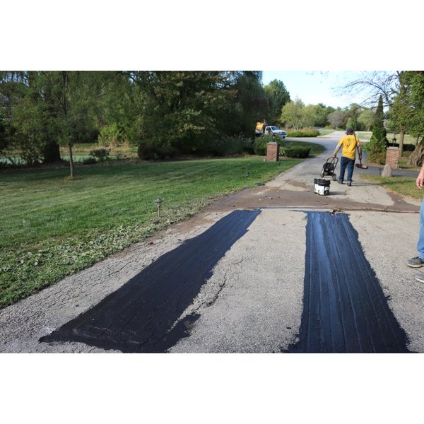 Retrofit driveway after snow melting installation