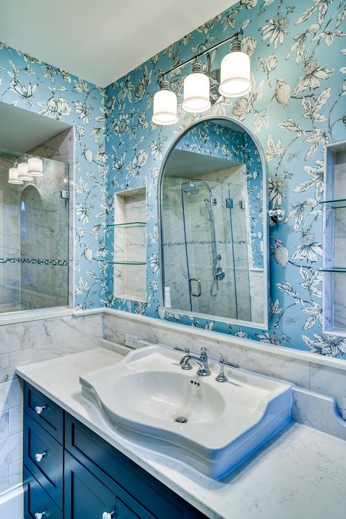 Bathroom remodel with Bellagio towel warmer