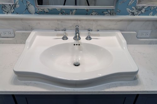 Bathroom remodel with Bellagio towel warmer (5)