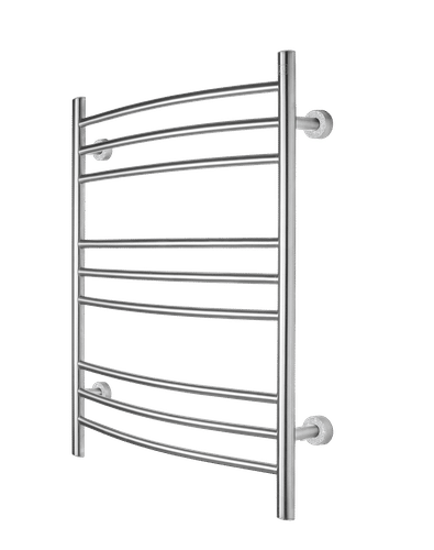Riviera brushed stainless steel towel warmer - wall mounted