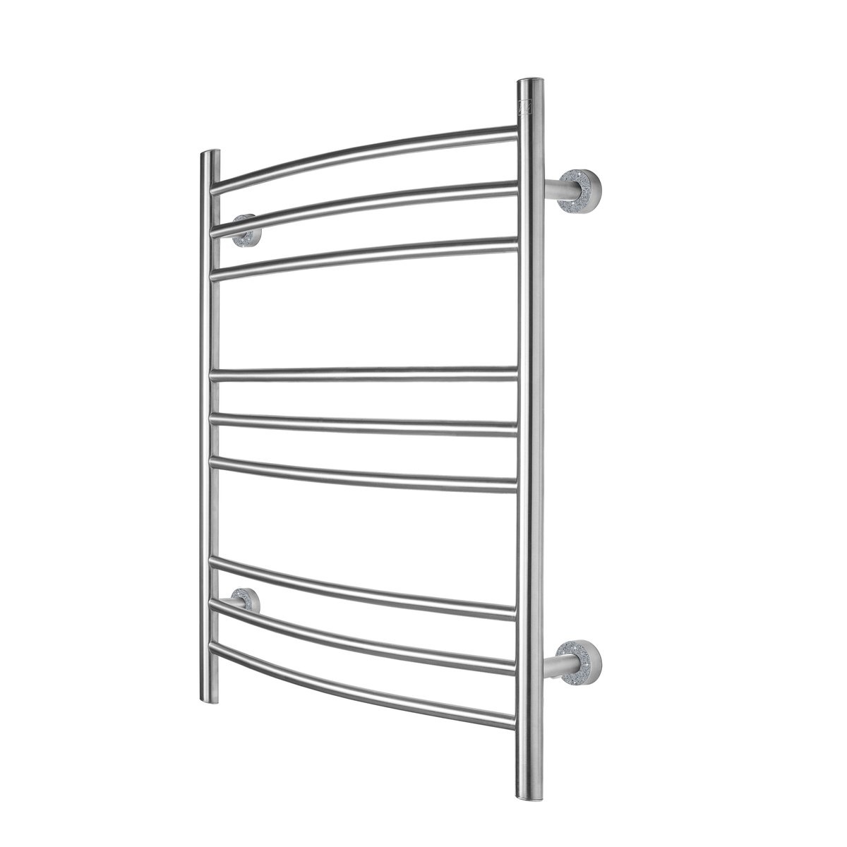 Riviera Brushed with Slate Austrian Crystal