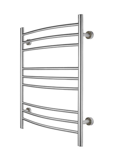 Riviera brushed stainless steel towel warmer - wall mounted