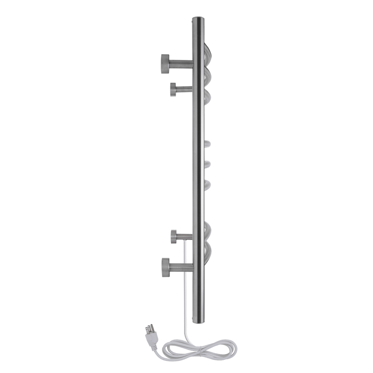 Riviera Brushed Towel Warmer Dual Connect Side