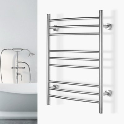 Riviera Brushed Towel Warmer Landing Page Image on Wall Square