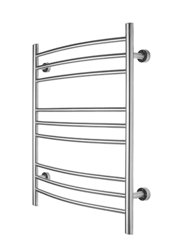 Riviera brushed stainless steel towel warmer - wall mounted