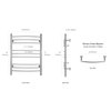 Riviera Dual Connect Towel Warmer Dimensions