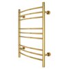 Riviera Gold Polished Towel Warmer Angle