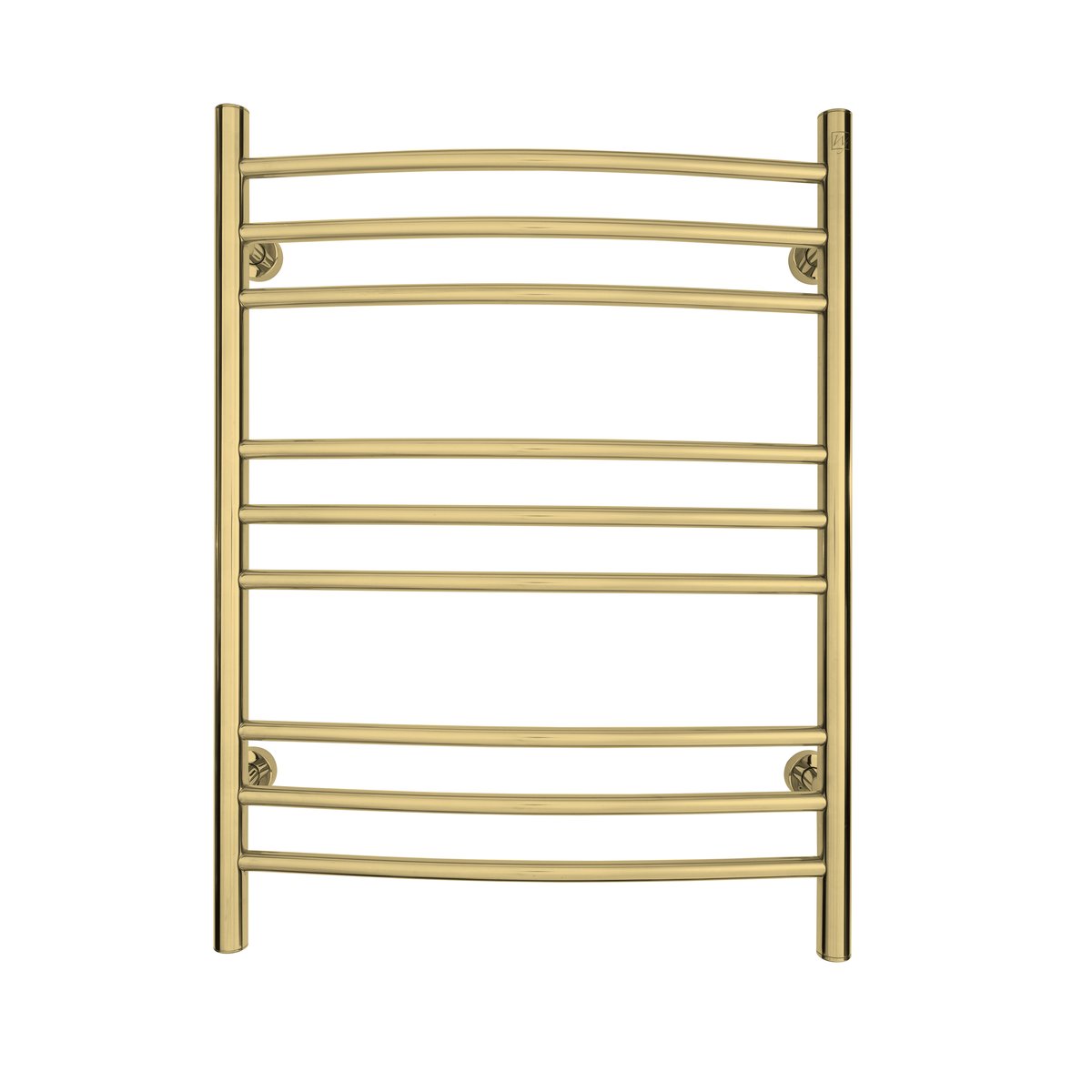 Riviera Gold Polished Towel Warmer Front