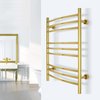 Riviera Gold Polished Towel Warmer Lifestyle