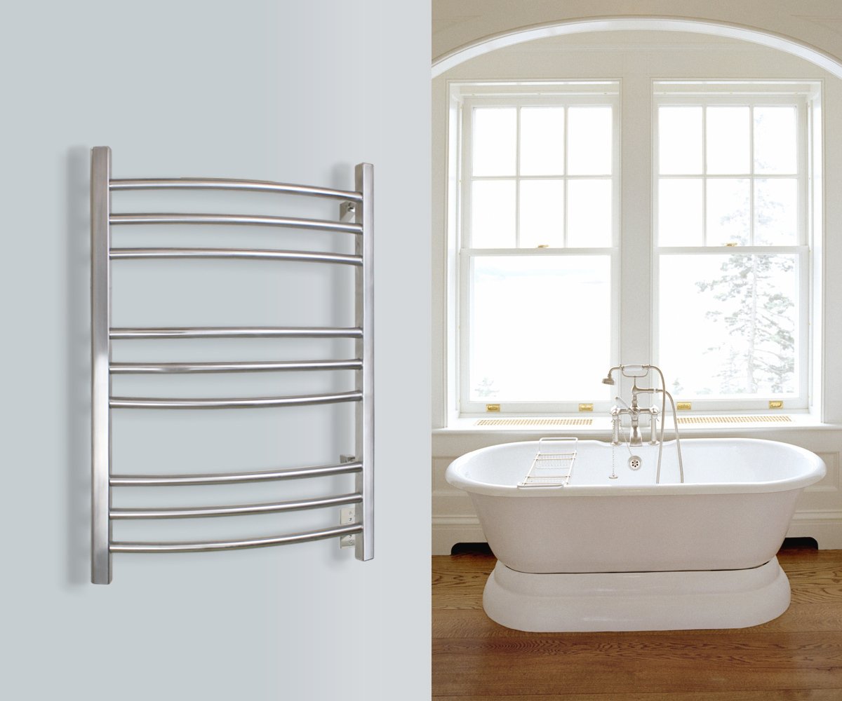 Riviera Towel Warmer Brushed lifestyle